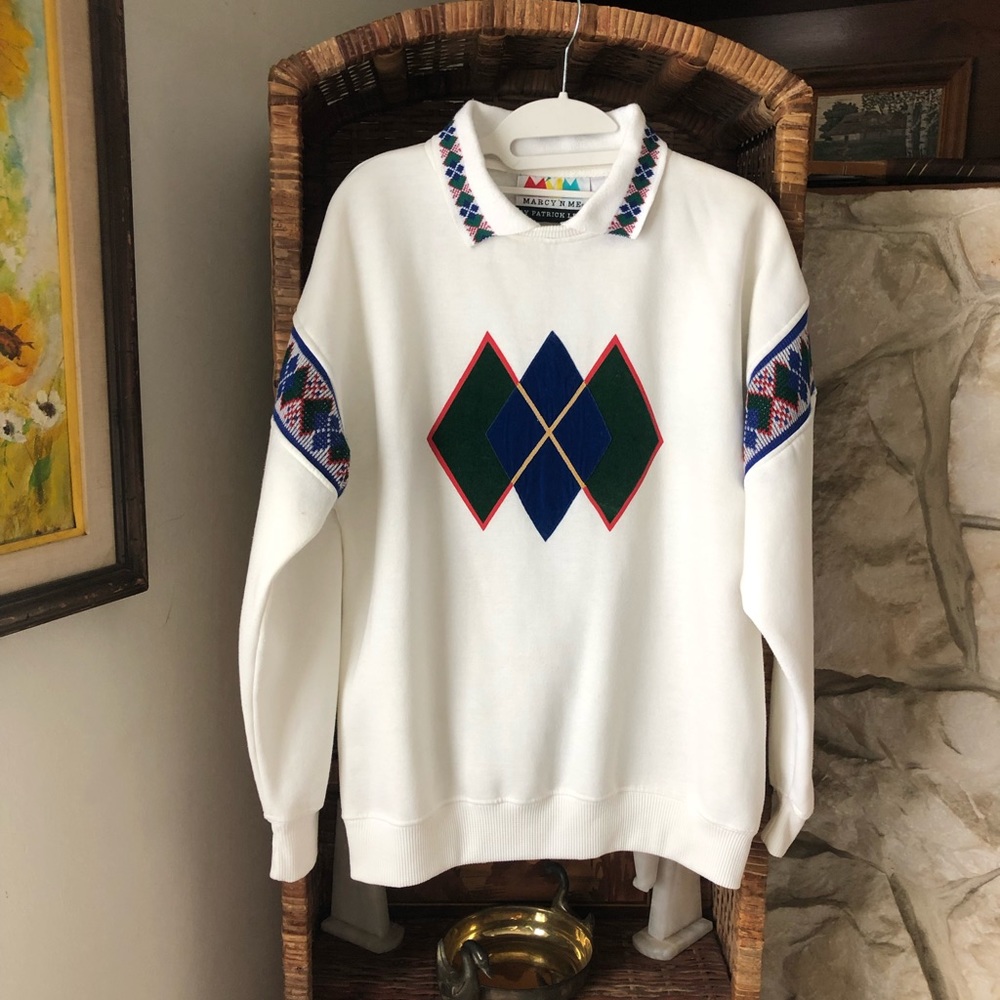 Vintage 80’s Argyle sweater